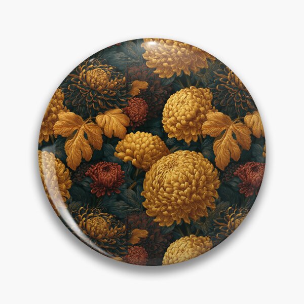 Item preview, Stunning Chrysanthemum Flower  - Botanical Garden Pattern  - Valentine'S Day Gifts designed and sold by RoyalStarsPatts.