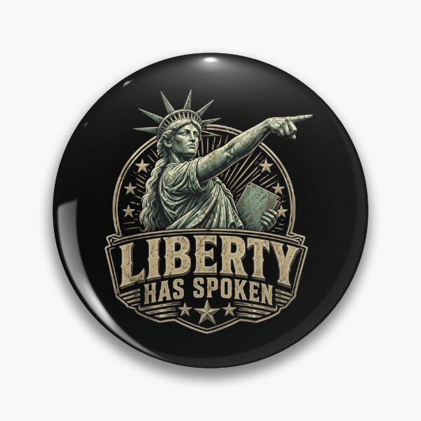 Item preview, Liberty Has Spoken Pointing Statue Vintage Meme Shirt designed and sold by haitrieuic96.