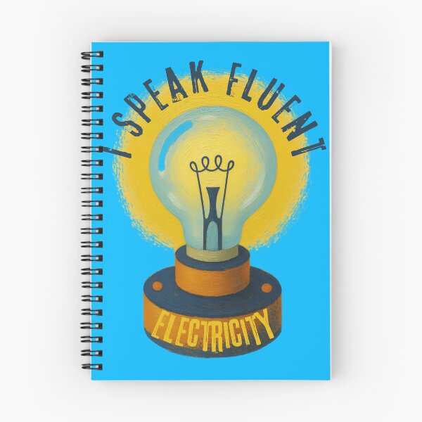 Item preview, I Speak Fluent Electricity | Funny Electrician Light Bulb Design designed and sold by lazulishop.