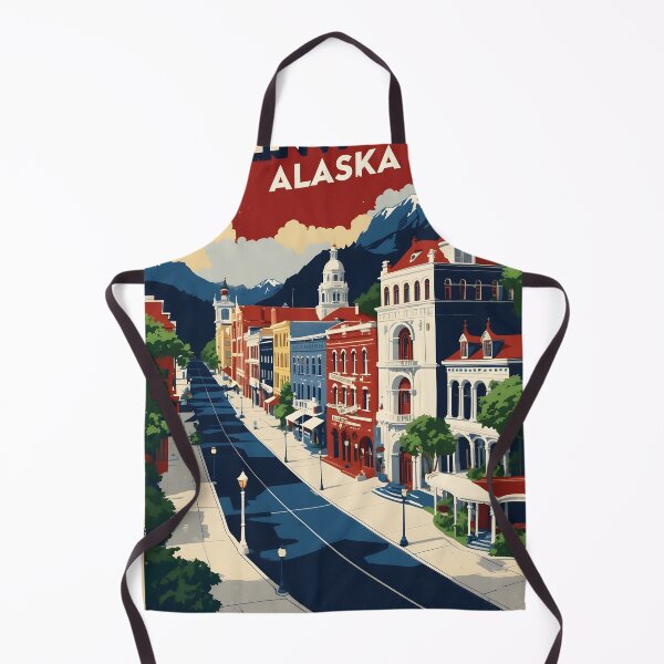 Item preview, Wainwright Alaska 1950s USA Vintage Travel Tourism designed and sold by TravelersGems.