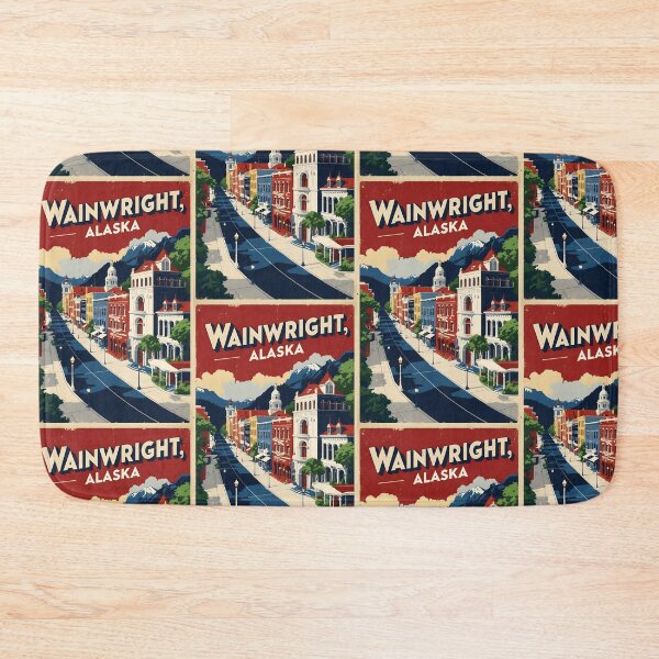 Item preview, Wainwright Alaska 1950s USA Vintage Travel Tourism designed and sold by TravelersGems.