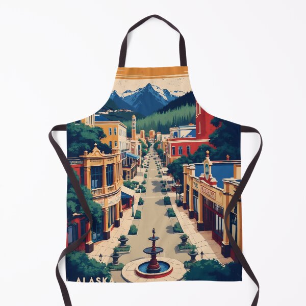 Item preview, Valdez Alaska 1950s USA Vintage Travel Tourism designed and sold by TravelersGems.