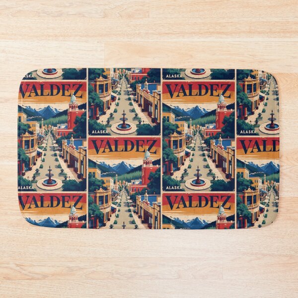 Item preview, Valdez Alaska 1950s USA Vintage Travel Tourism designed and sold by TravelersGems.