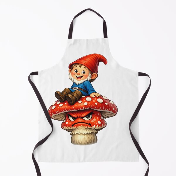 Item preview, Personal Space? Not Today! Funny Gnome & Angry Mushroom designed and sold by Alpine-Ink.