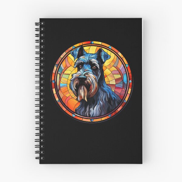 Item preview, Giant Schnauzer Dog Stained Glass Leadlight Artistic Design Mom Dad designed and sold by rafaeltto.