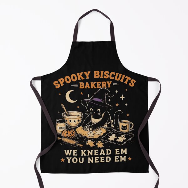 Item preview, Spooky Biscuits Bakery Cute Witch Cat Halloween Baking Pun designed and sold by haitrieuic96.