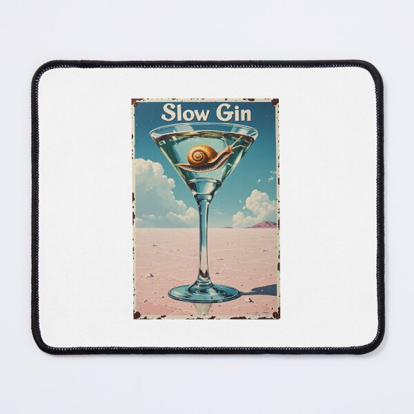 Item preview, Slow Gin – A Snail's Pace Cocktail designed and sold by halibutgoatramb.