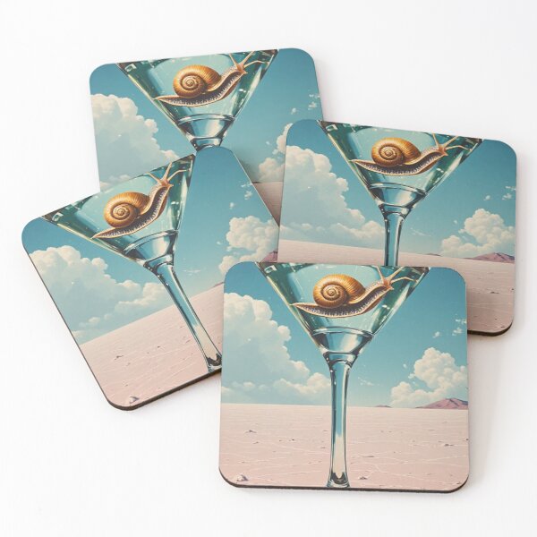 Item preview, Slow Gin – A Snail's Pace Cocktail designed and sold by halibutgoatramb.