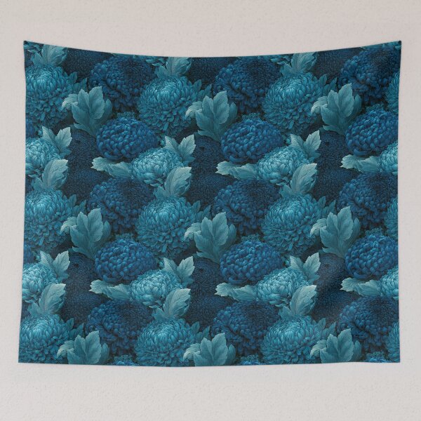 Item preview, Edgy Chrysanthemum Floral  - Birthday Flower Pattern  - Valentines Gifts designed and sold by RoyalStarsPatts.