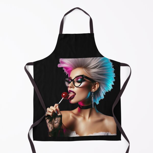 Item preview, Cyberpunk Girl Licking Candy Pop designed and sold by Voodoo Store Paranormal Collections.