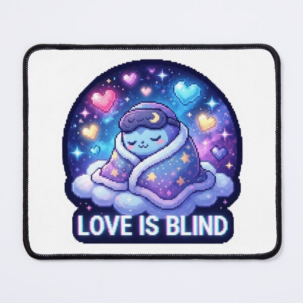 Item preview, Love Is Blind Cosmic Sticker designed and sold by Imaginarium of Chaos falcon88 .