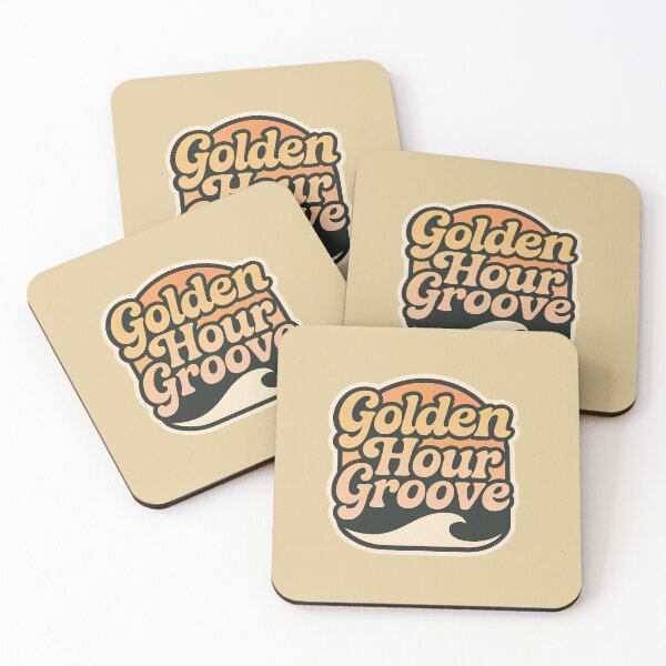 Item preview, Golden Hour Groove | Retro Chill House Music Design designed and sold by |TRSSHOP|.