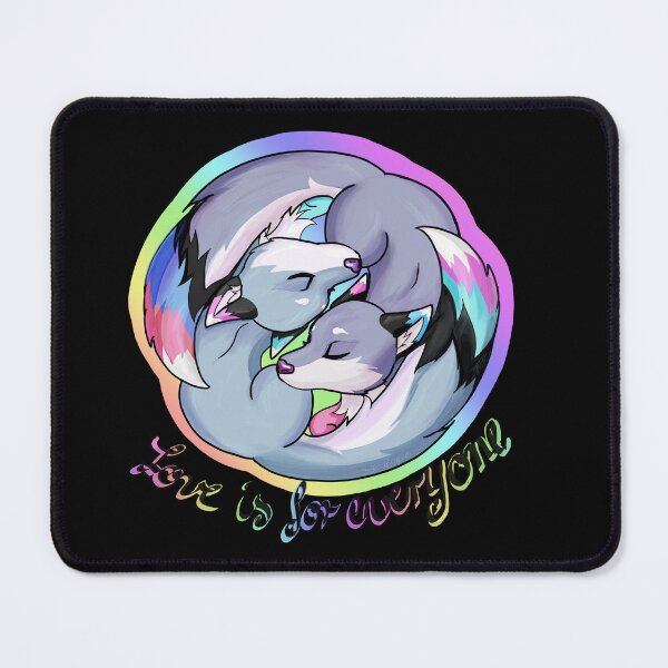 Item preview, Love for everyone Queerwolves, Furrylove designed and sold by BloodyKiara.