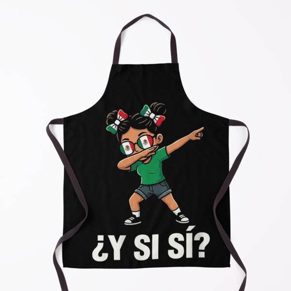 Item preview, Mexican Flag Dabbing Girl Y Si Si Funny Mexico Heritage Pride Graphic designed and sold by HarinDonreka.