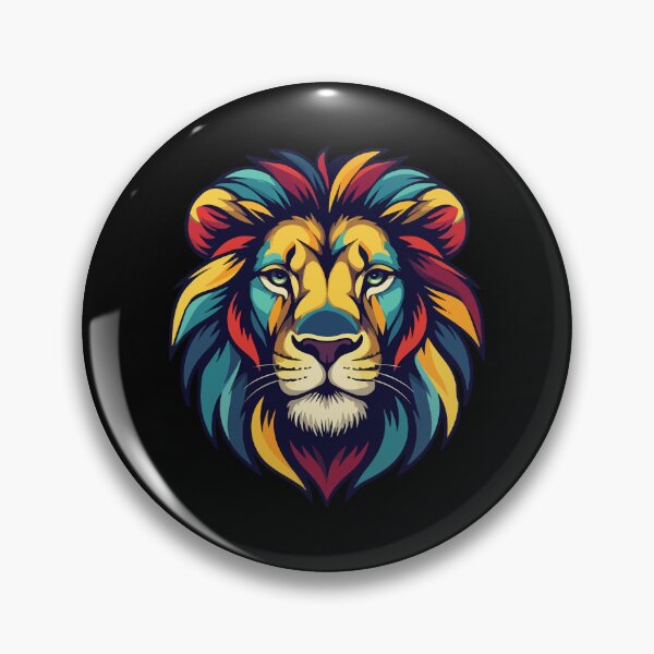 Item preview, King. Lion colorful pop art designed and sold by Grypis.