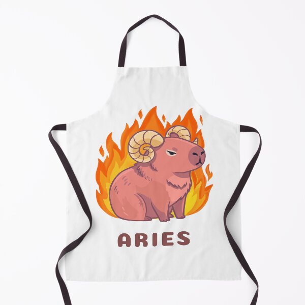 Item preview, Cute Aries Capybara Zodiac | Kawaii Astrology Animal designed and sold by Iqrapixels.