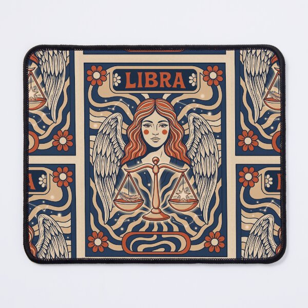 Item preview, Libra Zodiac Sign Angel Art Print | Vintage Celestial Libra Astrology Illustration | Boho Tarot Wall Art | Horoscope Goddess | Libra Birthday Gift | Moon Stars Aesthetic designed and sold by RSDigitalPrintDesign.