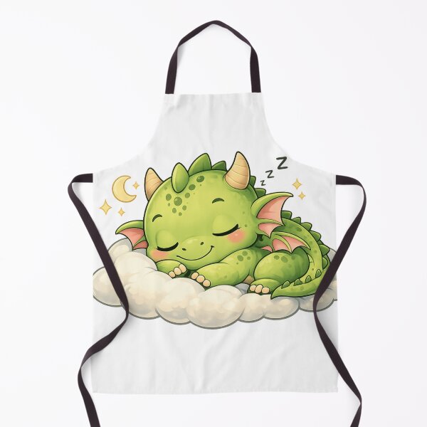 Item preview, Clover the Dragon Sleeping on a Cloud designed and sold by HeartwingStudio.