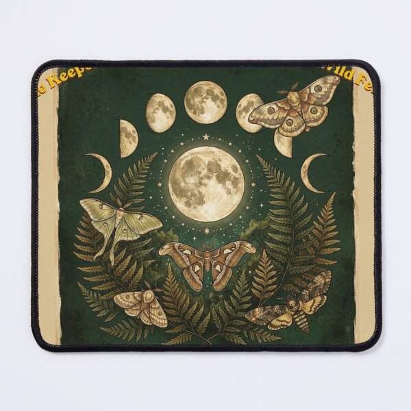 Item preview, The Keeper of Night: Moths, Moons, and Wild Ferns designed and sold by Marcin Dabski.