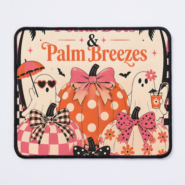 Item preview, Pumpkins, Polka Dots & Palm Breezes: Tropical Halloween Art designed and sold by Ned_Studio.