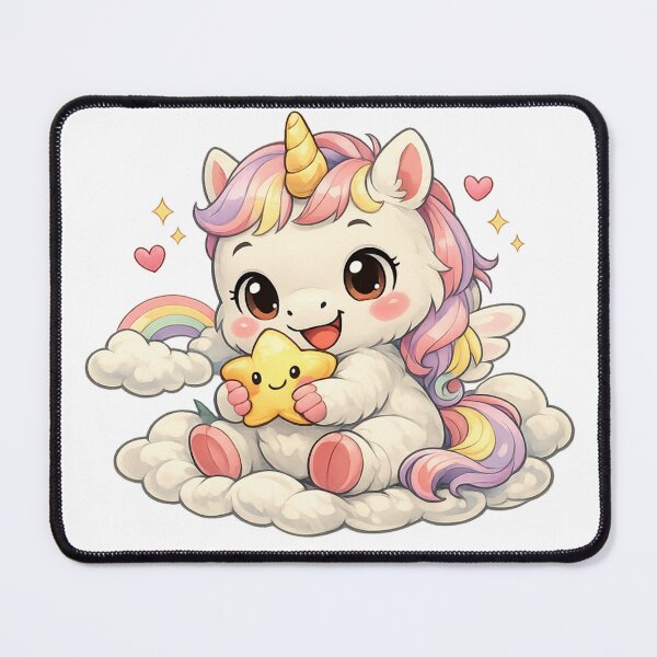 Item preview, Lumi the Unicorn Holding a Star designed and sold by HeartwingStudio.