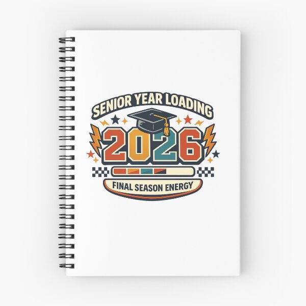Item preview, Senior Year Loading 2026 Graduation Retro Varsity Design designed and sold by Concrete Coffee Studio.