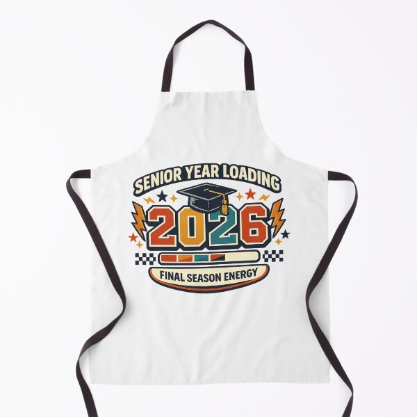 Item preview, Senior Year Loading 2026 Graduation Retro Varsity Design designed and sold by Concrete Coffee Studio.