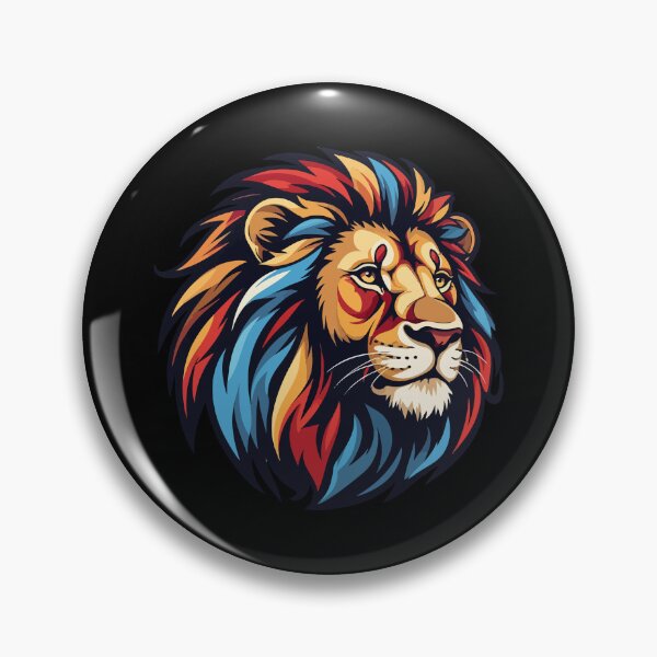 Item preview, King. Lion colorful pop art designed and sold by Grypis.