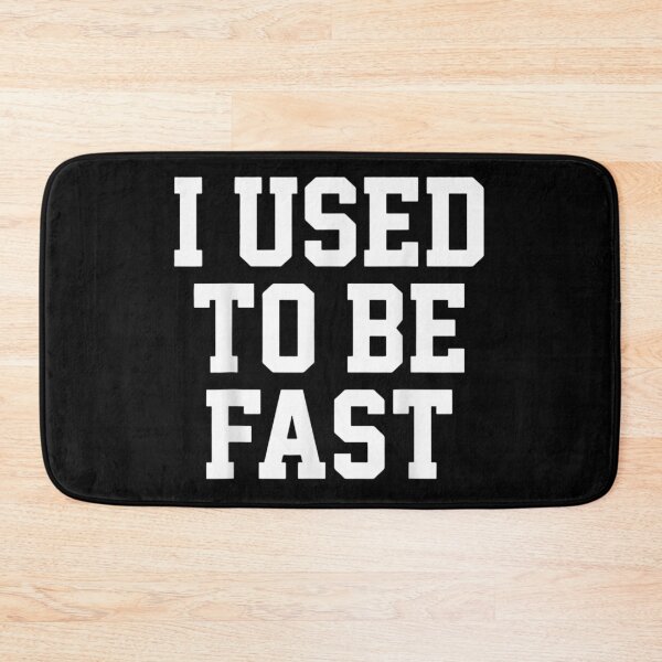 Item preview, I Used To Be Fast Funny Distressed Typography Athletics Sports Runner Gift designed and sold by HarinDonreka.