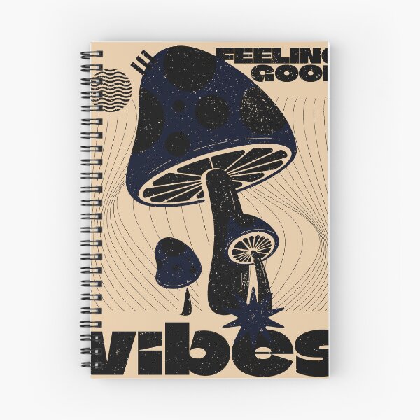 Item preview, Feeling Good Vibes with mushroom retro vintage streetwear design designed and sold by RuRu studio.