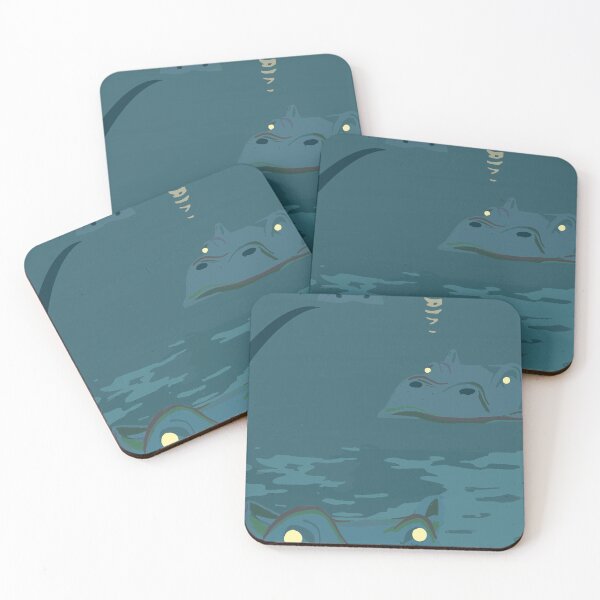 Item preview, hippos at night designed and sold by JorgeMateus art.