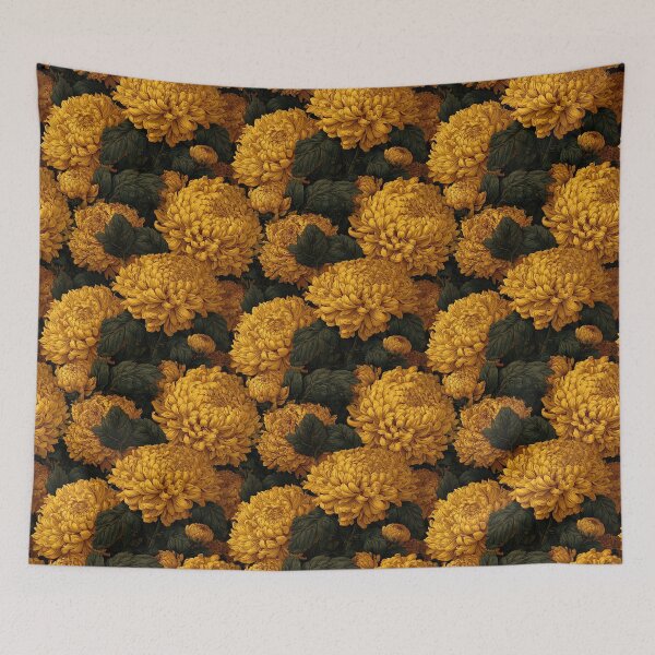 Item preview, Soft Chrysanthemum  - Flower Garden Pattern  - Bridesmaid Gifts designed and sold by RoyalStarsPatts.