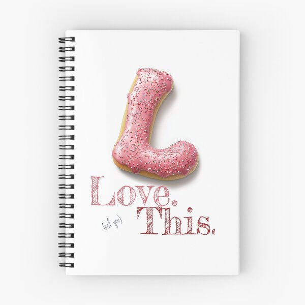 Item preview, Donut Alphabet Letter L - Love This - Funny Food Typography designed and sold by sabantha.