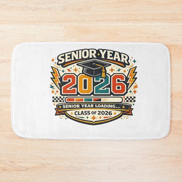 Item preview, Senior Year Loading 2026 Graduation Retro Varsity Design designed and sold by Concrete Coffee Studio.