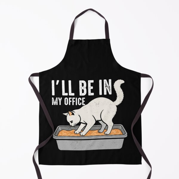 Item preview, I'll Be In My Office Funny Cat Litter Box Meme designed and sold by haitrieuic96.