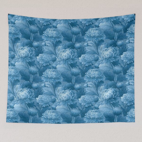 Item preview, Graceful Chrysanthemum Floral  - Botanical Garden Pattern  - Anniversary Gift Ideas designed and sold by RoyalStarsPatts.