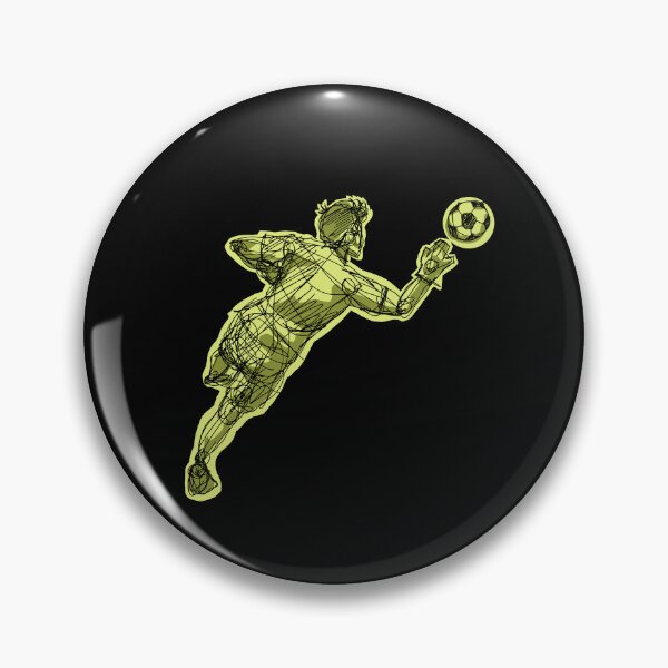 Item preview, Block Soccer Ball with black background  designed and sold by missmann.