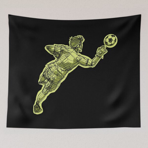Item preview, Block Soccer Ball with black background  designed and sold by missmann.