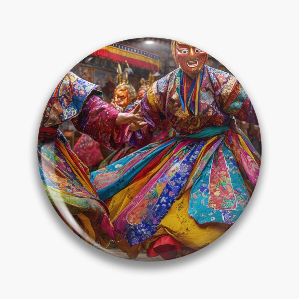 Item preview, Vibrant Traditional Dance in Colorful Costumes designed and sold by Artessie.