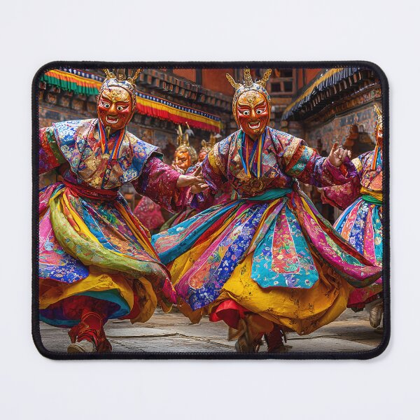 Item preview, Vibrant Traditional Dance in Colorful Costumes designed and sold by Artessie.