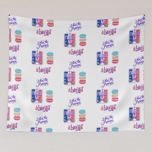 Item preview, Paquete de pegatinas francesas: regalos temáticos franceses populares designed and sold by RebelliousRosee.