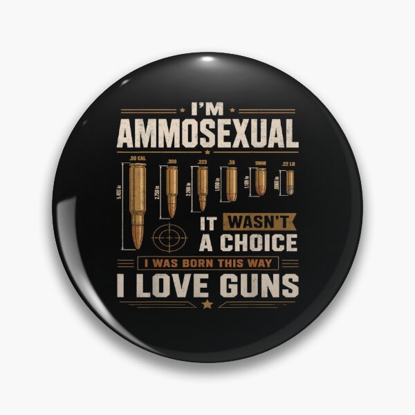 Item preview, I Am Born This Way I Love Guns Ammosexual Bullet Types Chart Graphic designed and sold by HarinDonreka.