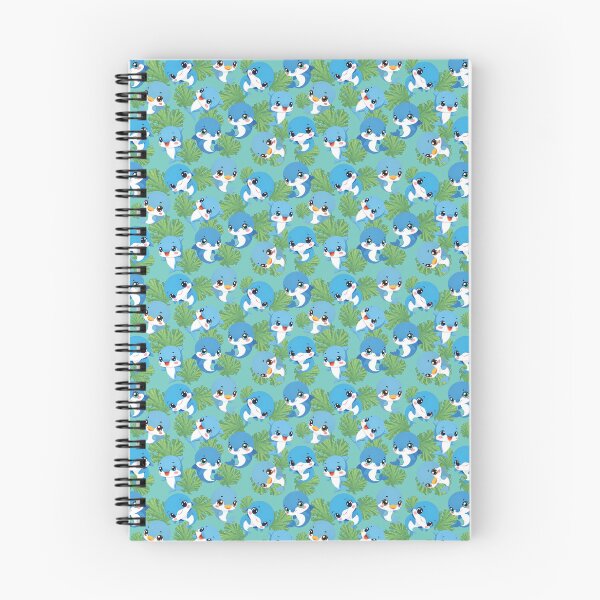 Item preview, Pattern with baby dolphins and seaweed designed and sold by AlicinaM.
