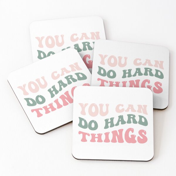 Item preview, You Can Do Hard Things designed and sold by AESTHETISCAPES.