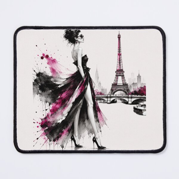 Item preview, Elegant Parisian fashion woman – Luxury Fashion Watercolor Art. designed and sold by NewtBoo.