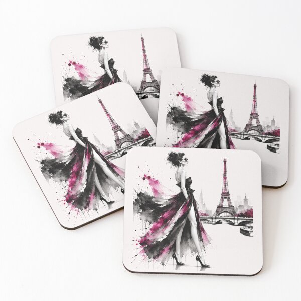 Item preview, Elegant Parisian fashion woman – Luxury Fashion Watercolor Art. designed and sold by NewtBoo.