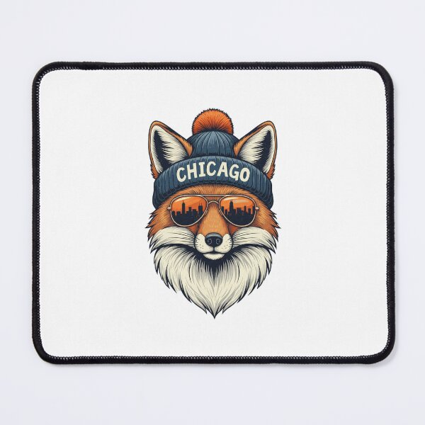 Item preview, California FOX with Beanie Chicago designed and sold by adnane1081.