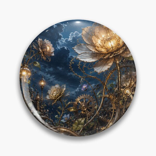 Item preview, Mechanical Moon Bloom designed and sold by DrizzyV.