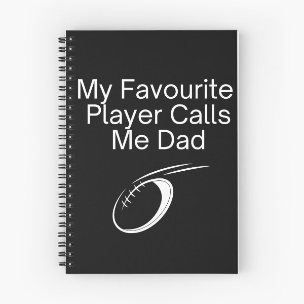 Item preview, My Favourite Player Calls Me Dad (Rugby) - White Text designed and sold by GryphonTees.