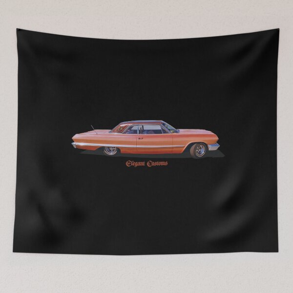 Item preview, 1963 Lowrider Tangerine Dream no text, Kustom, Hot Rod, Muscle Car designed and sold by Elegant Customs.